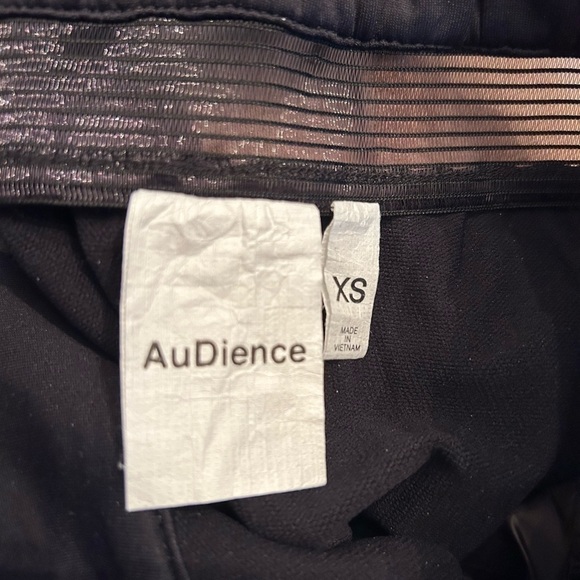 NWT AuDience Women’s Black Mesh Leggings- Black/ Size X-Small - Picture 8 of 9